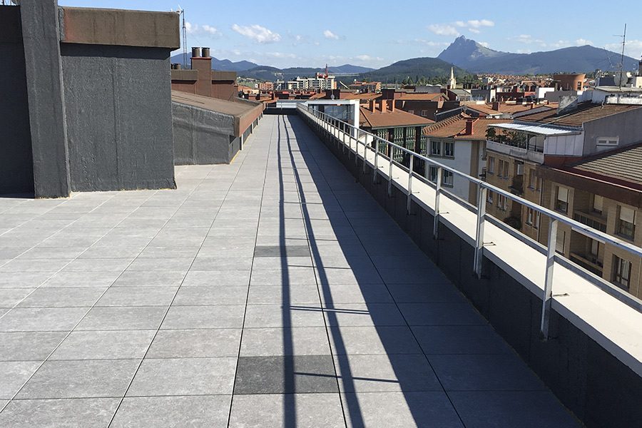 Terraza rehabilitada y eficiente en Durango